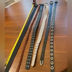 Pack of women’s xs/sm belts different brands
